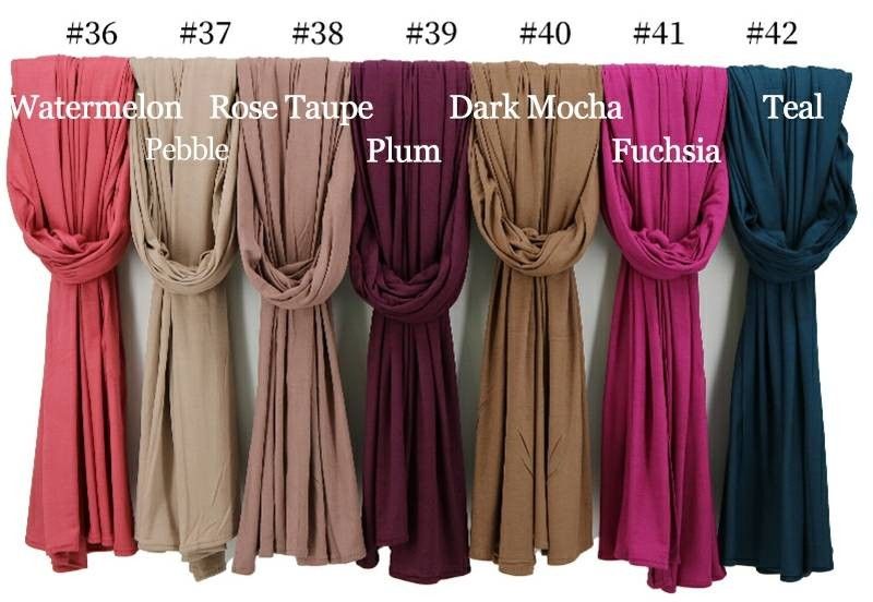 Premium Jersey Hijabs / Shawls