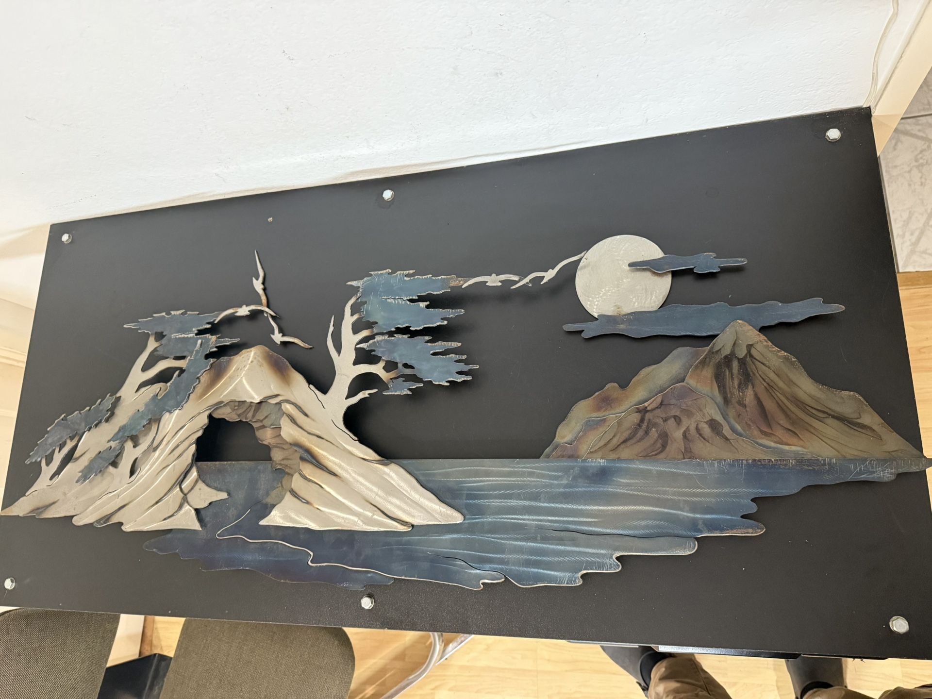 Metal Wall Art Plasma Cut Heated Metal