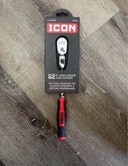 Icon 1/4 9” Locking Flex Head Ratchet