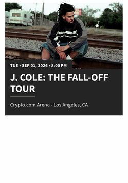 J Cole tickets