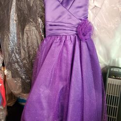 NEW Purple Size 8 Dress- 29in Long