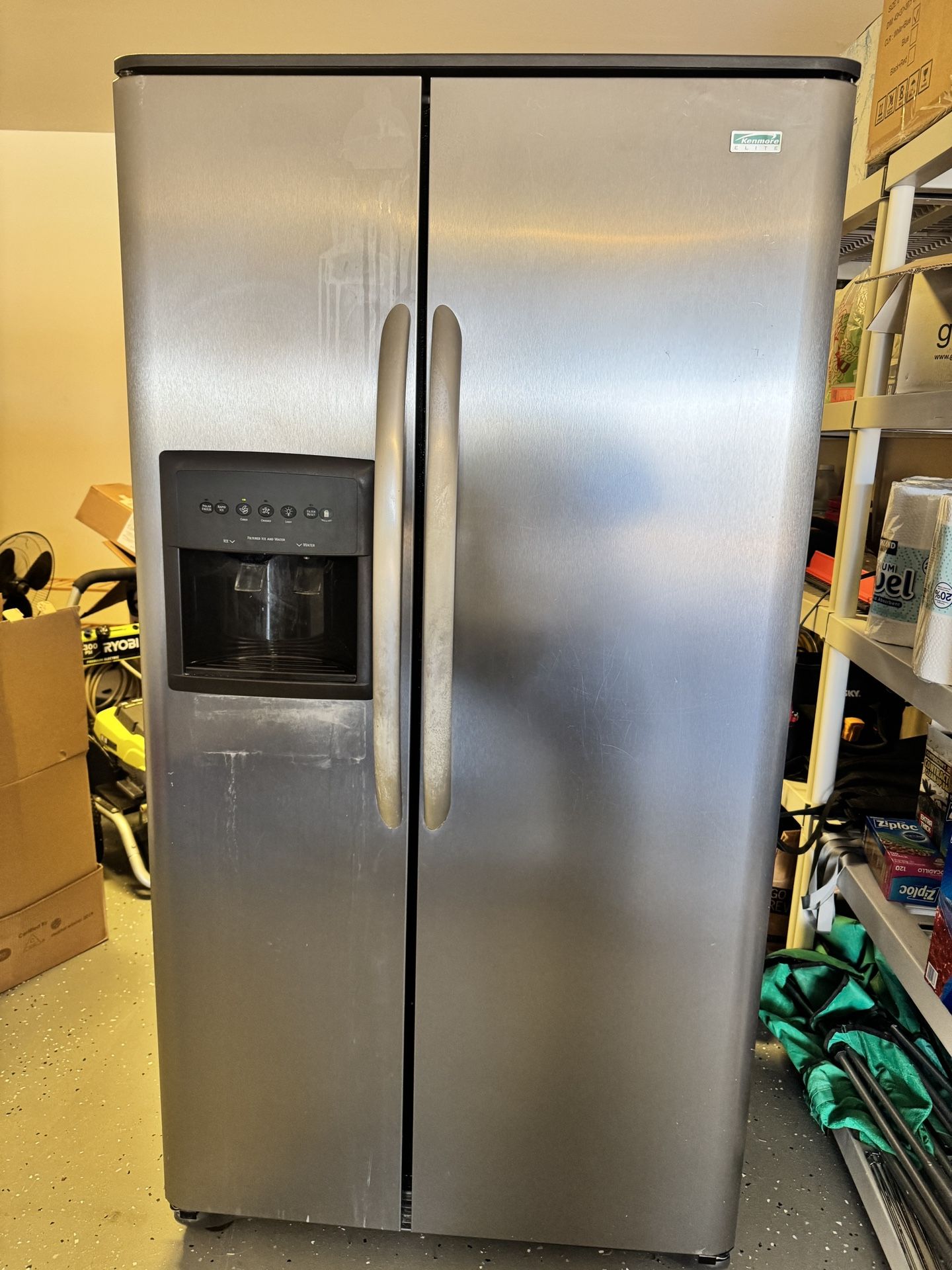 Kenmore Elite Side By Side refrigerator 