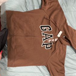 Brown Gap Zip Up “Brand New