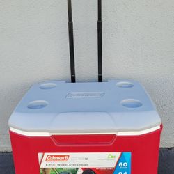 Coleman C-TEC 60 Quart Wheeled Cooler 