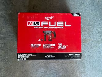 Milwaukee Fuel 1” SDS+ Rotary Hammer 2912-20