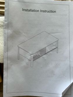 Fluted coffee table