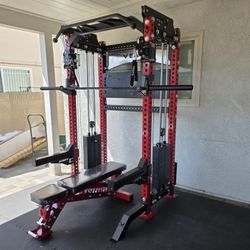 Vesta Pro Series 2in1 Squat Rack | Functional Trainer | 400lb Weight Stack | Commercial Grade | Gym Equipment | FREE DELIVERY🚚 🔴Plus SALES TAX 🔴