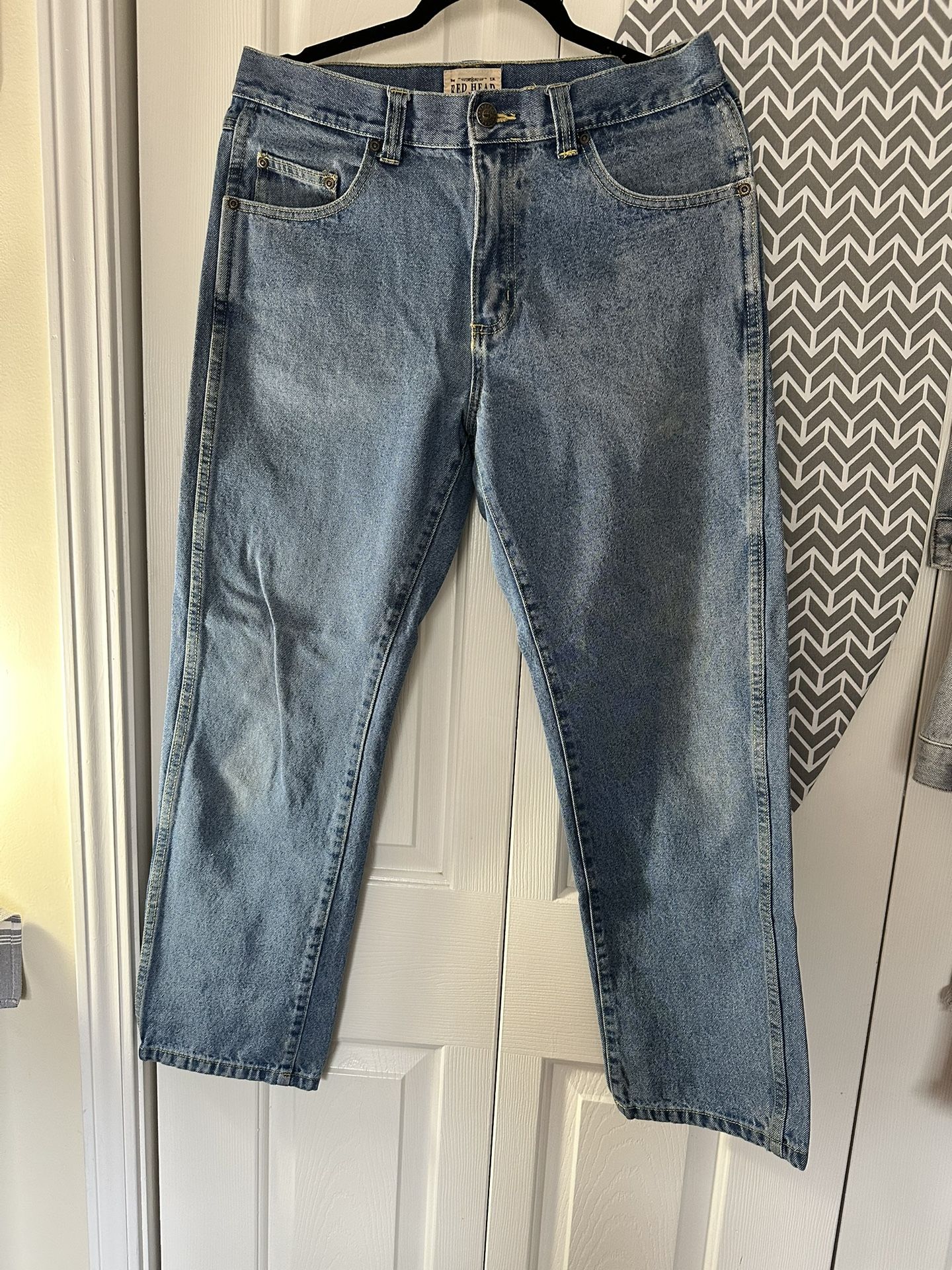 RedHead Men's Straight Blue Jeans