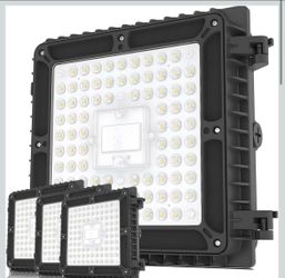 4 Pack HYPERLITE Commercial Canopy Light 65W: 8450LM UL Listed Outdoor Industrial Square Aluminum for Parking Garage Gas Station Warehouse 4 Pack