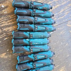 Makita DF010D Screwdrivers  (Lot Of 10)