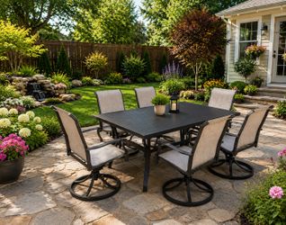 7 pcs new in box patio table set