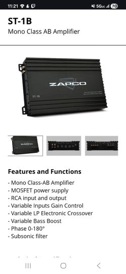Zapco amp
