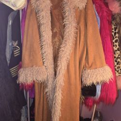 Long Coat Fir Trim 