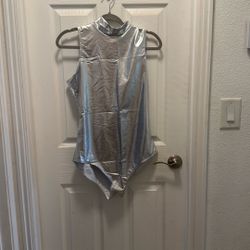 Metallic One Piece Bodysuit 
