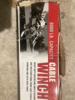 8000 LBS Capacity WINCH 
