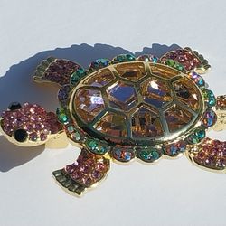 Betsy Johnson Turtle 🐢 Brooch 