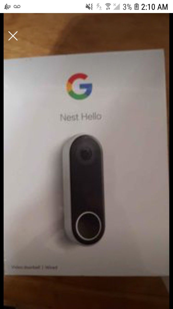 Google Nest Video Doorbell