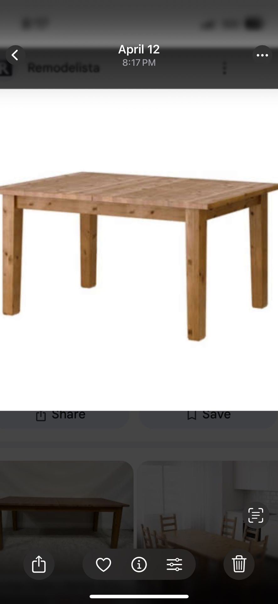 Ikea Dining Table