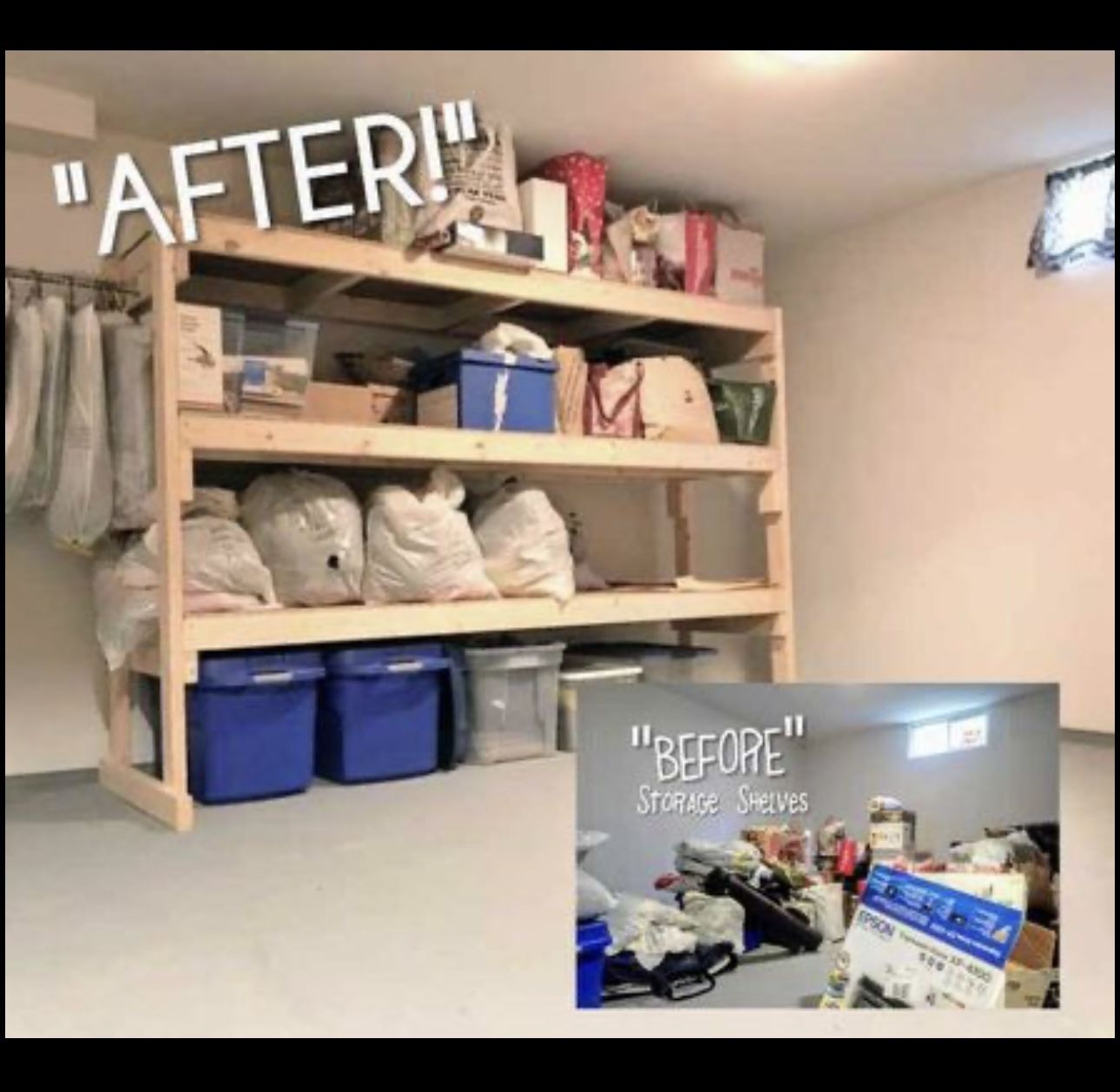 DELIVERY w/ Setup Statewide! New, Handbuilt Storage Shelves / Rack for garage, basement, pole barn, buildings, and business.