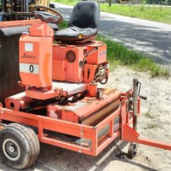 Salsco 36" Greens Sod Lawn Grass Golf Course Roller - Custom Trailer - Honda Engine