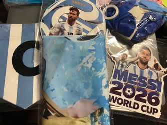 Messi Worldcup Party Supplies