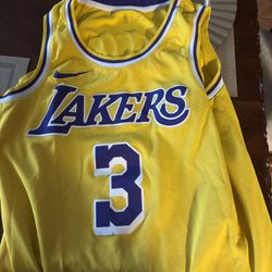 Anthony Davis Lakers Six Medium Jersey 