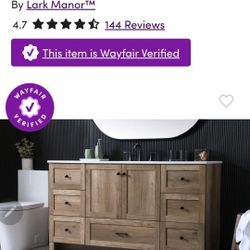 Soma 60'' Single Bathroom Vanity with Engineered Marble Top