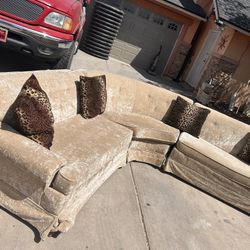 Velvet Sectional 