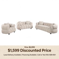 Brand new sofa set in box