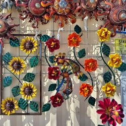 Metal Yard Art, BIRDBATHS & POTTERY 🌵 🌺 