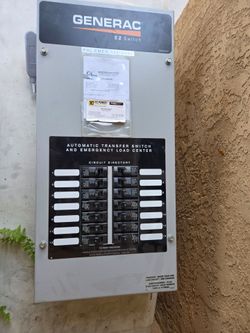 Generac EZ Switch Automatic Transfer Switch Panel