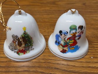 Vintage Disney Grolier Collectibles porcelain bells