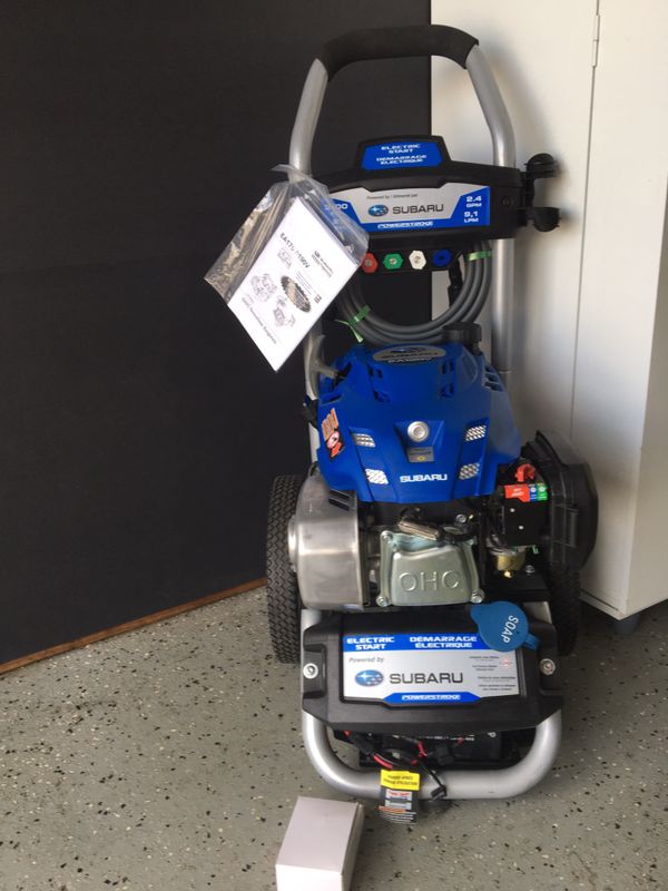 3100 Subaru Electric Start Gas Pressure Washer for Sale in Mooresville