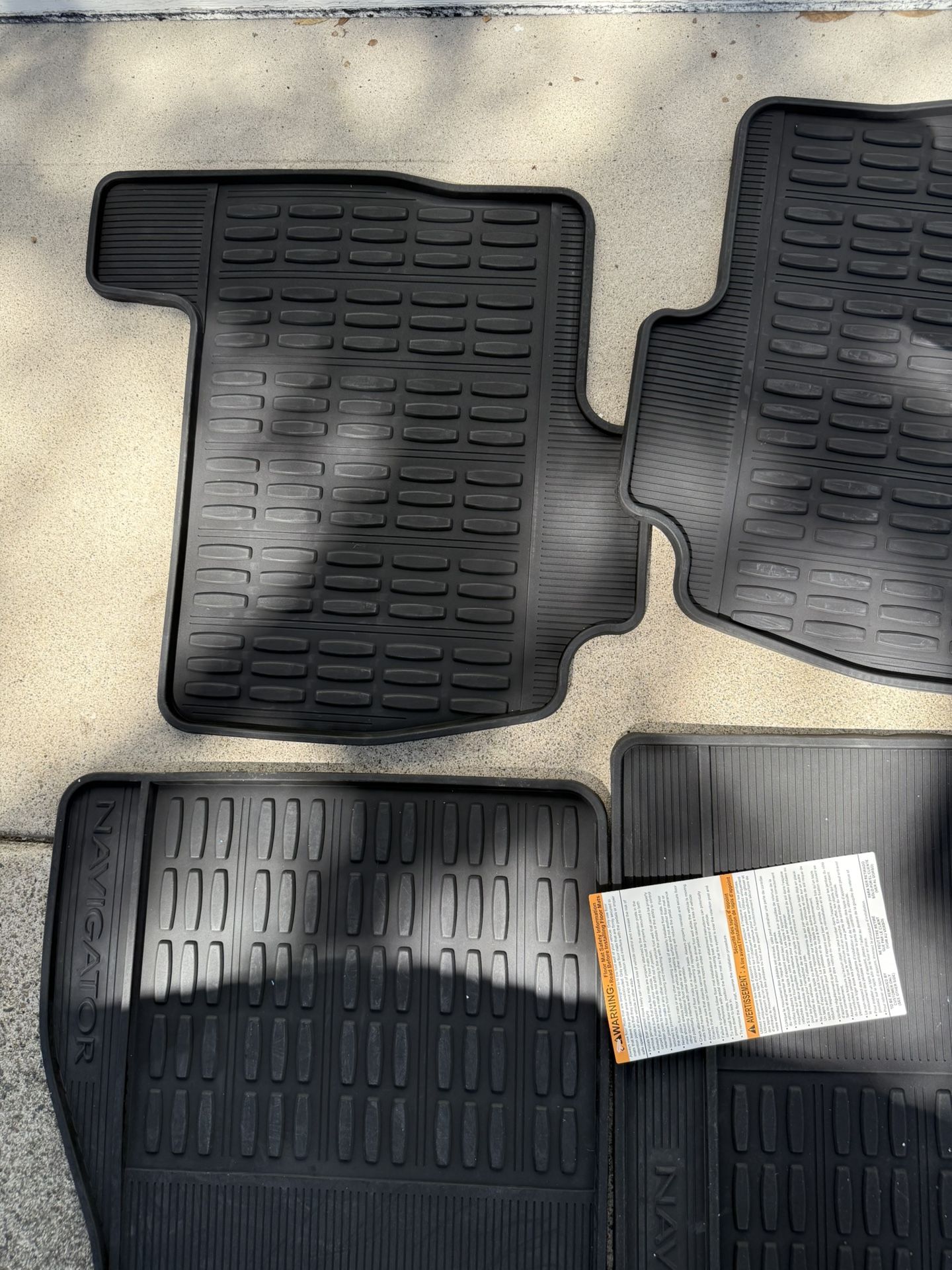 New Rubber Floor Mats Lincoln Navigator