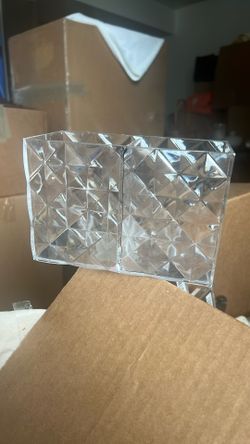 Acrylic container for make up brushes