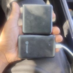 2 Power Bank Chargers