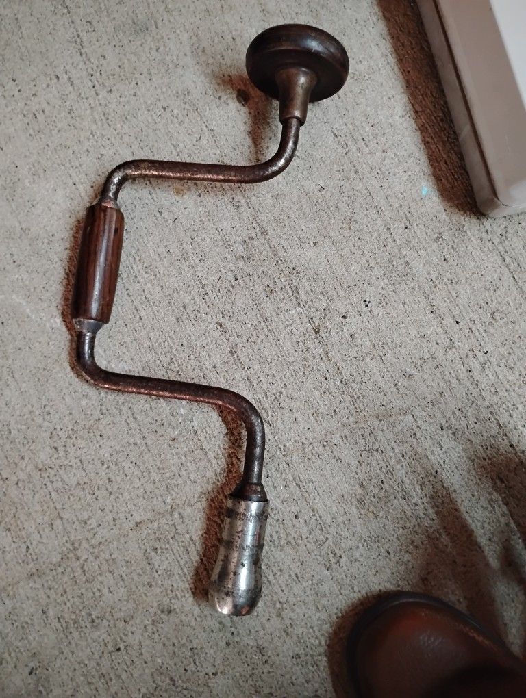 Antique Hand Crank Drill