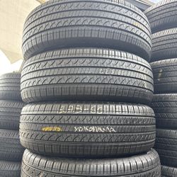 225/60/18 Yokohama 4 Used Tires Installed And Balanced