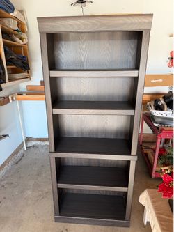 Matching Pair of Wooden Bookshelves