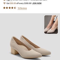 Beige Tan Pump 