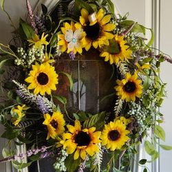 Sunflower Wreath
