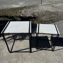 Marble End Tables