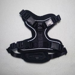 No Pull Dog Harness Mesh Black Size Small 