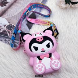 Adorable New Kuromi Messenger Bag.