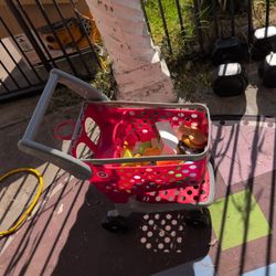 Target Shopping Cart With Foods