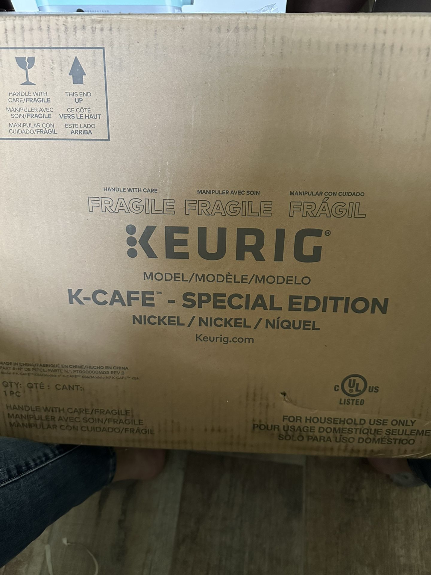  KEURIG® K-Café® Single Serve Coffee Latte & Cappuccino Maker