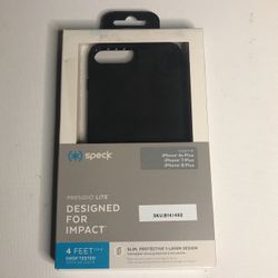 Speck Presidio Lite Case 131(contact info removed) iPhone 8 Plus / 7 Plus - Black OPEN BOX