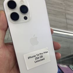 16 Pro Max Unlocked. Cash Or $50 Down W Approval 