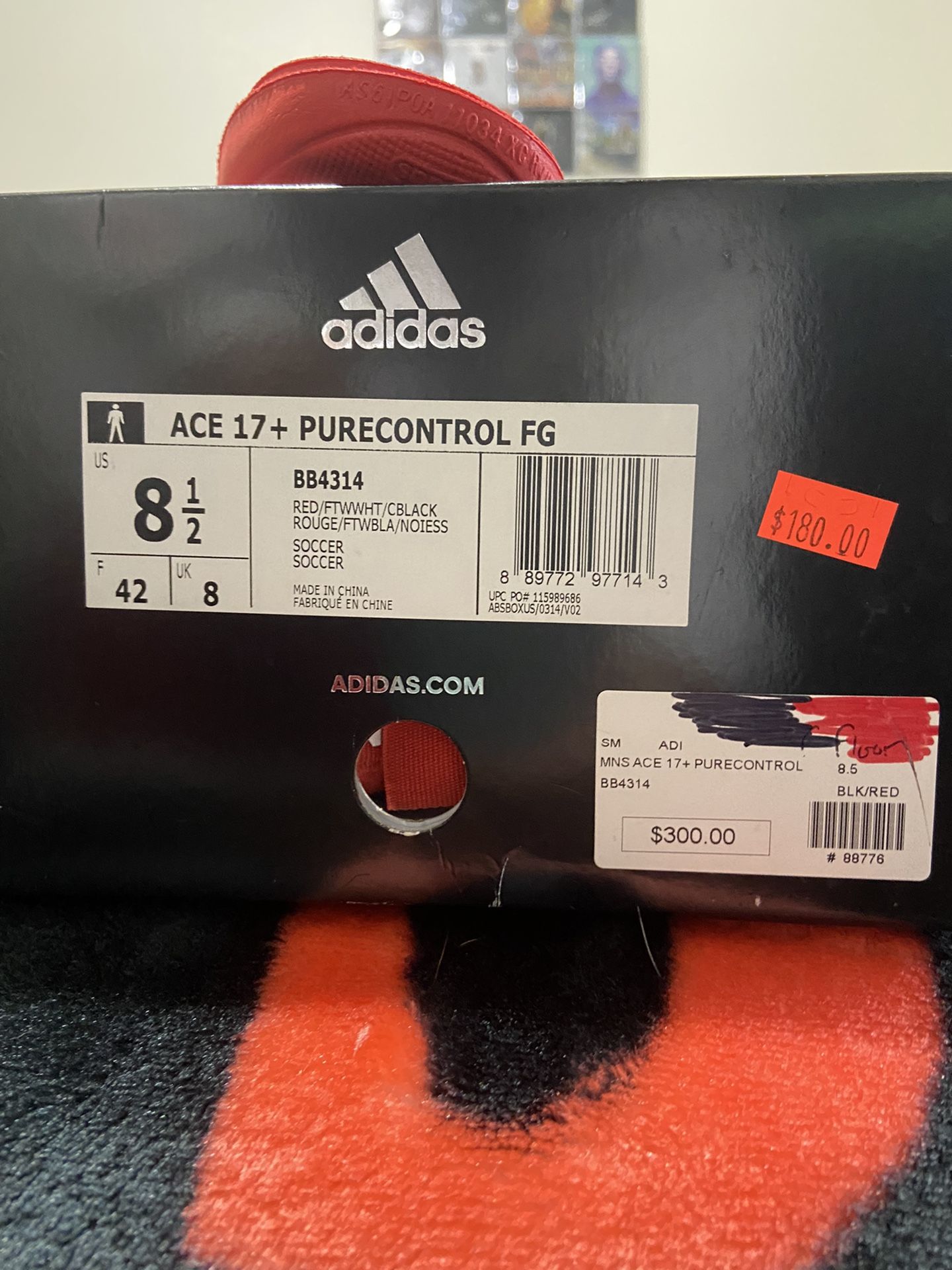 ACE 17+ Pure Control Soccer Cleats  Mens 8.5