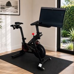 Peloton Bike+ w Mat, Seat Cushion, Weights, Tools